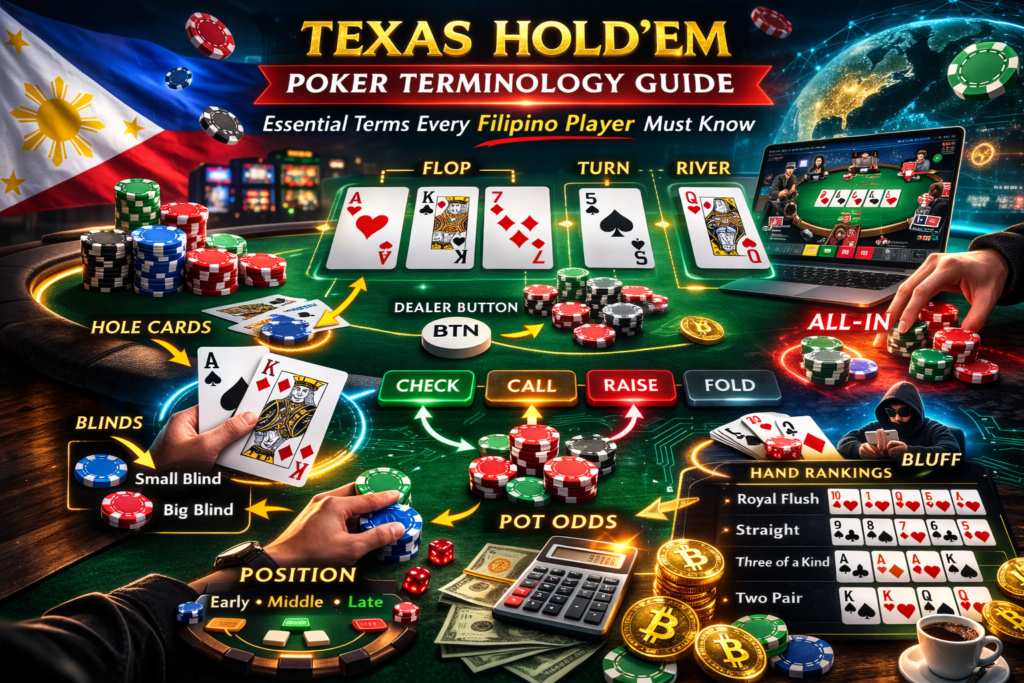 Texas Hold’em Poker Terminology Guide